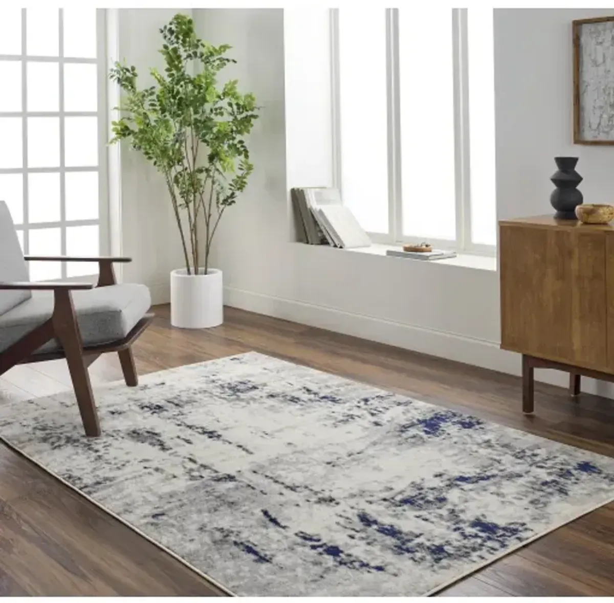 Pisa PSS-2372 6'7" x 9' Machine Woven Rug