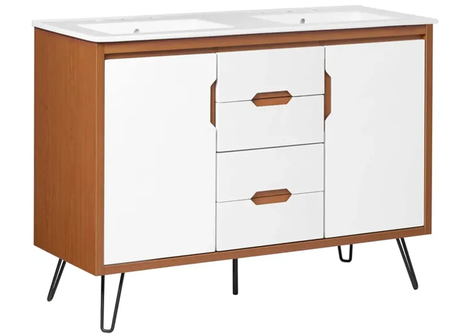 Energize 48" Double Sink Bathroom Vanity