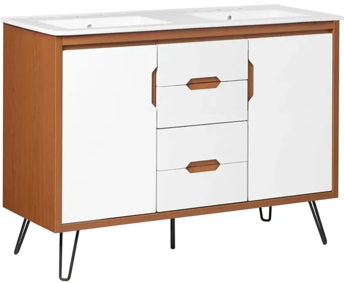 Energize 48" Double Sink Bathroom Vanity