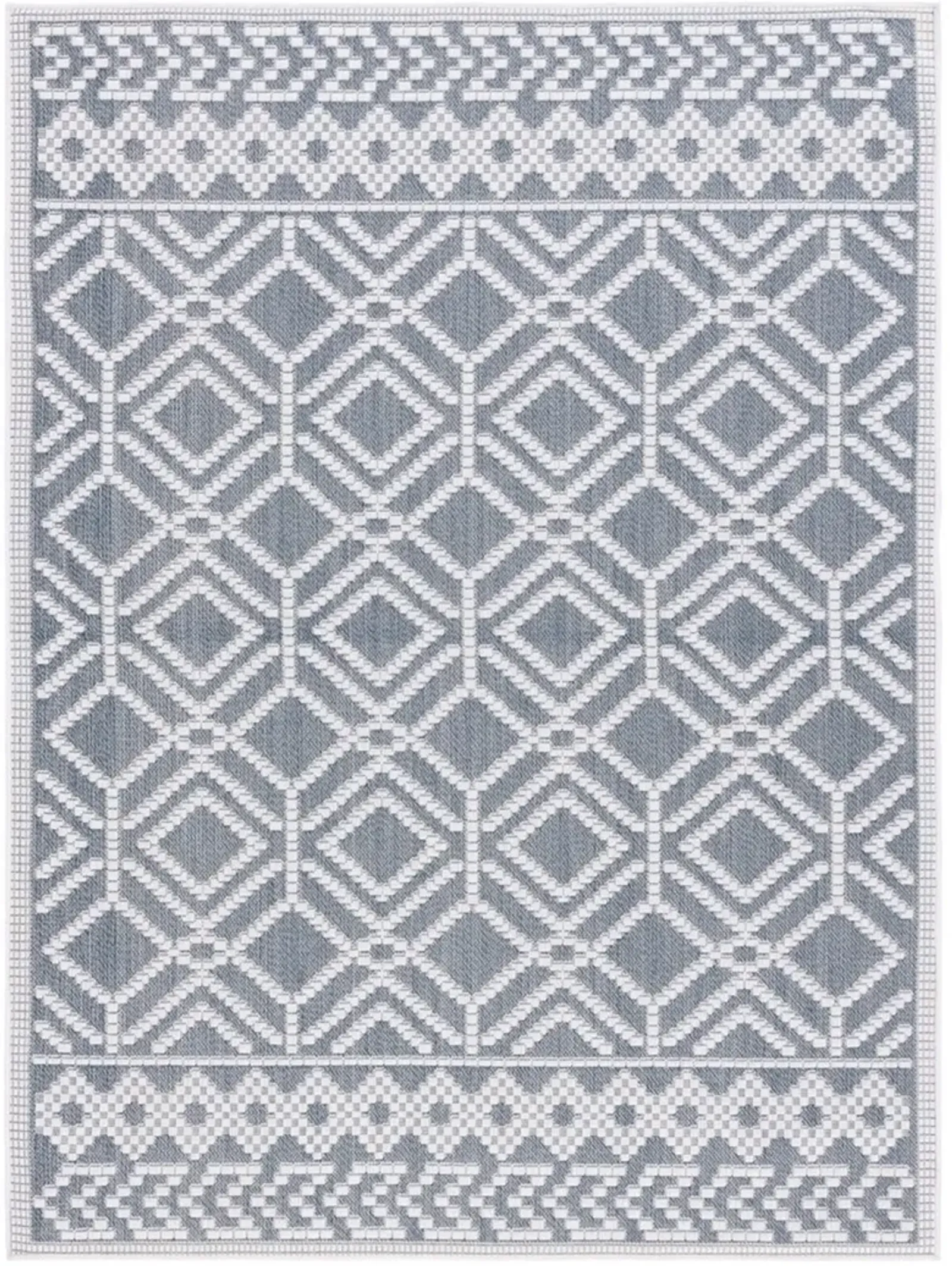 BERMUDA 874 Blue 9' X 12' Large Rectangle Rug