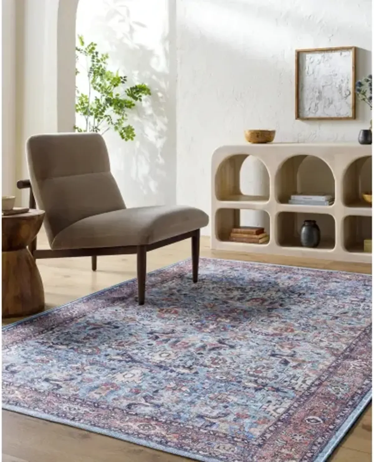 Georgina GOR-2304 6'7" x 9' Machine Woven Rug