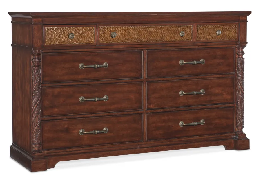 Charleston Nine-Drawer Dresser