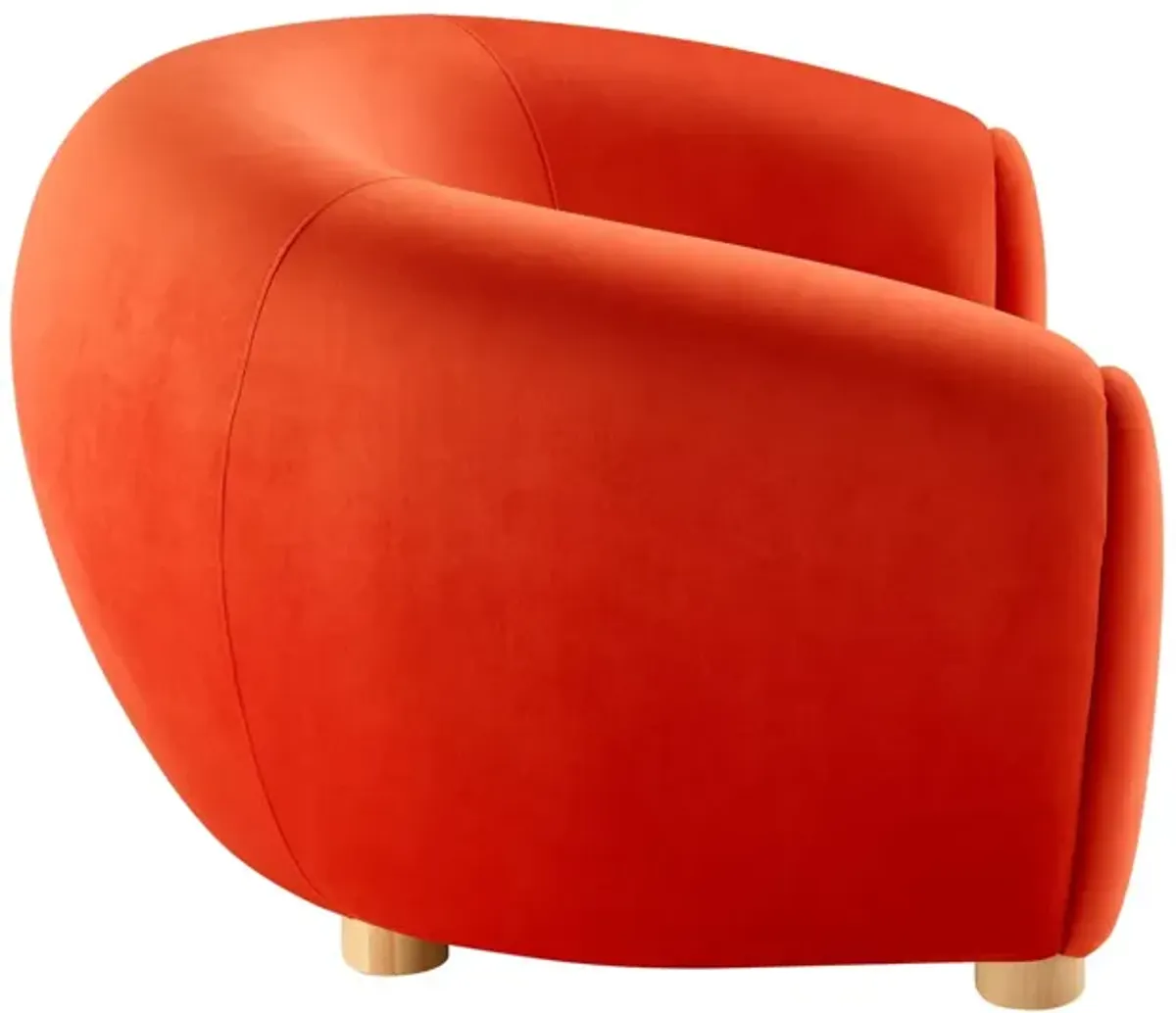 Abundant Performance Velvet Armchair