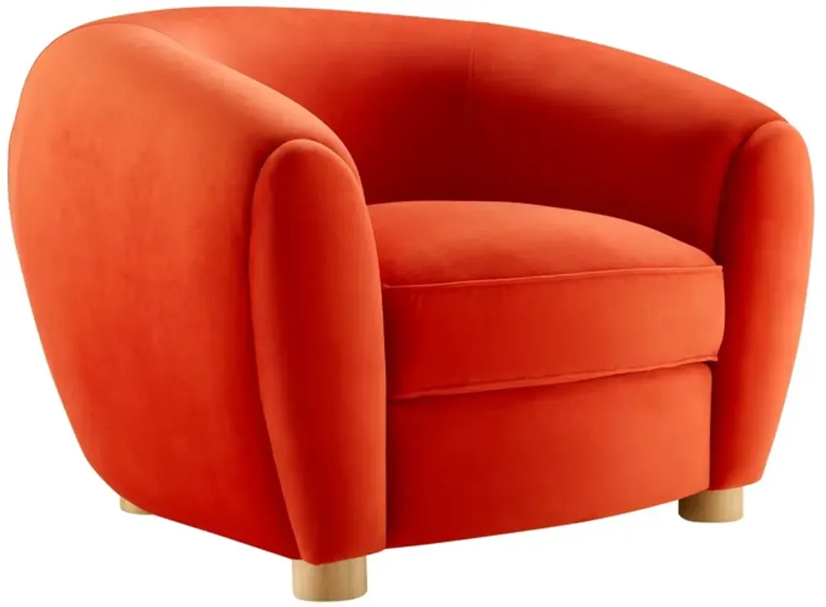 Abundant Performance Velvet Armchair