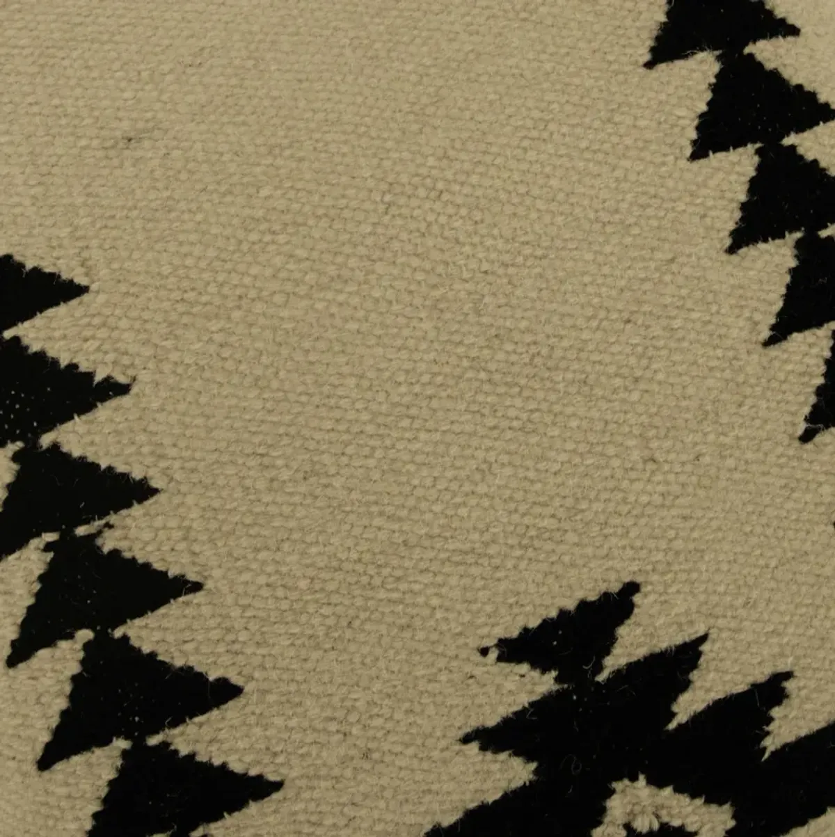 Southwestern Iconic Patterning Black Pillow