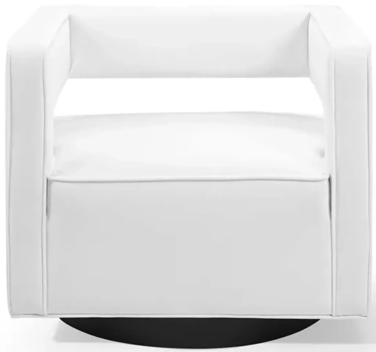 Booth Performance Velvet Swivel Armchair