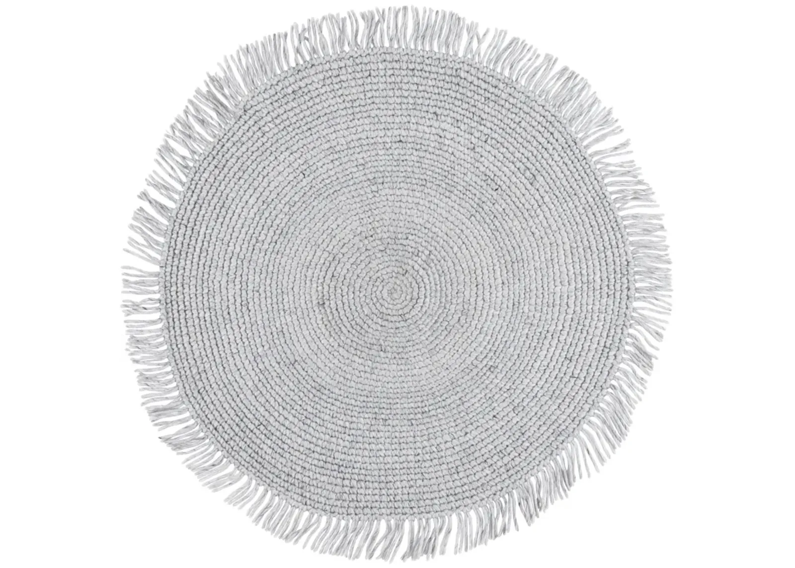 RENEWAL 401 LIGHT GREY 4' x 4' Round Round Rug