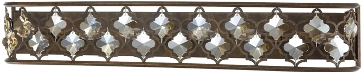 Armand 39" Wide 6-Light Vanity Light - Weathered Bronze