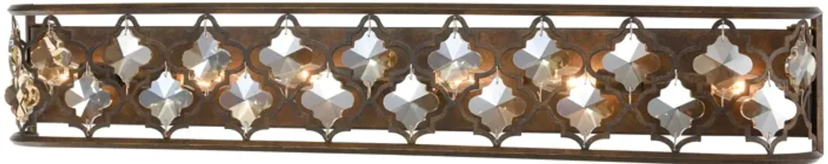 Armand 39" Wide 6-Light Vanity Light - Weathered Bronze