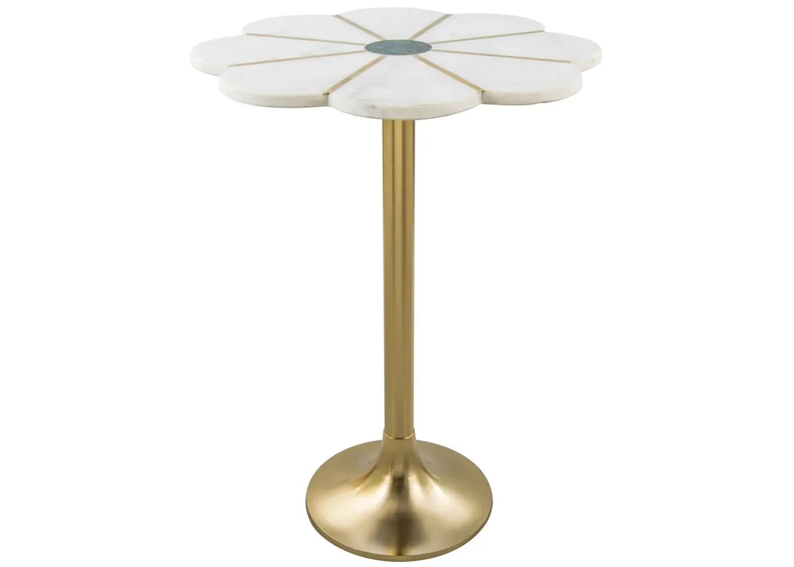 Scallop Side Table Multicolor