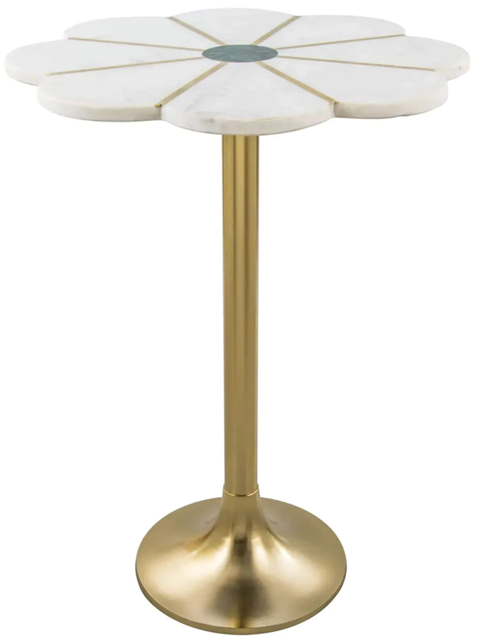 Scallop Side Table Multicolor