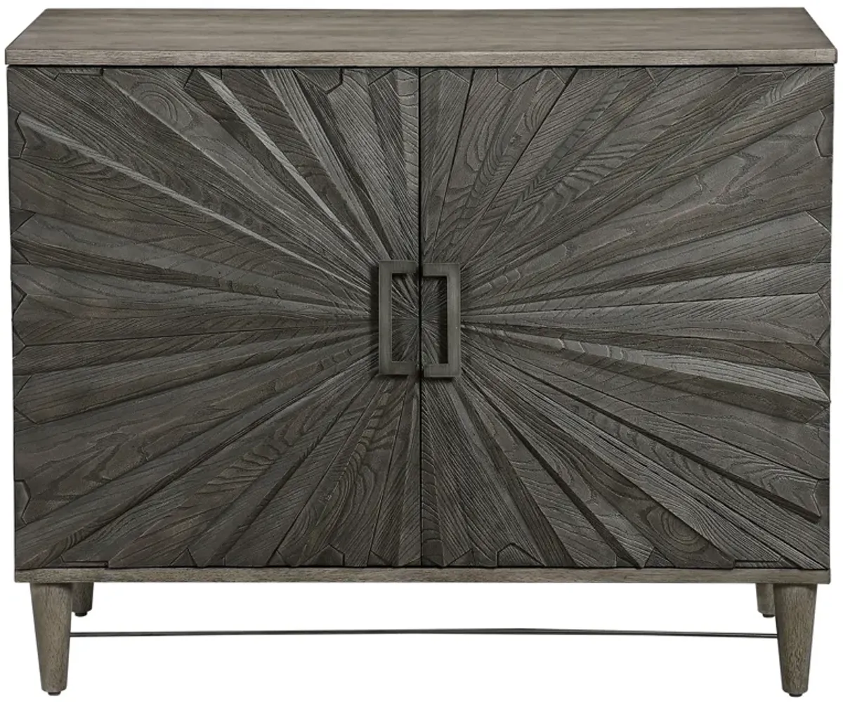 Shield Gray Oak 2 Door Cabinet