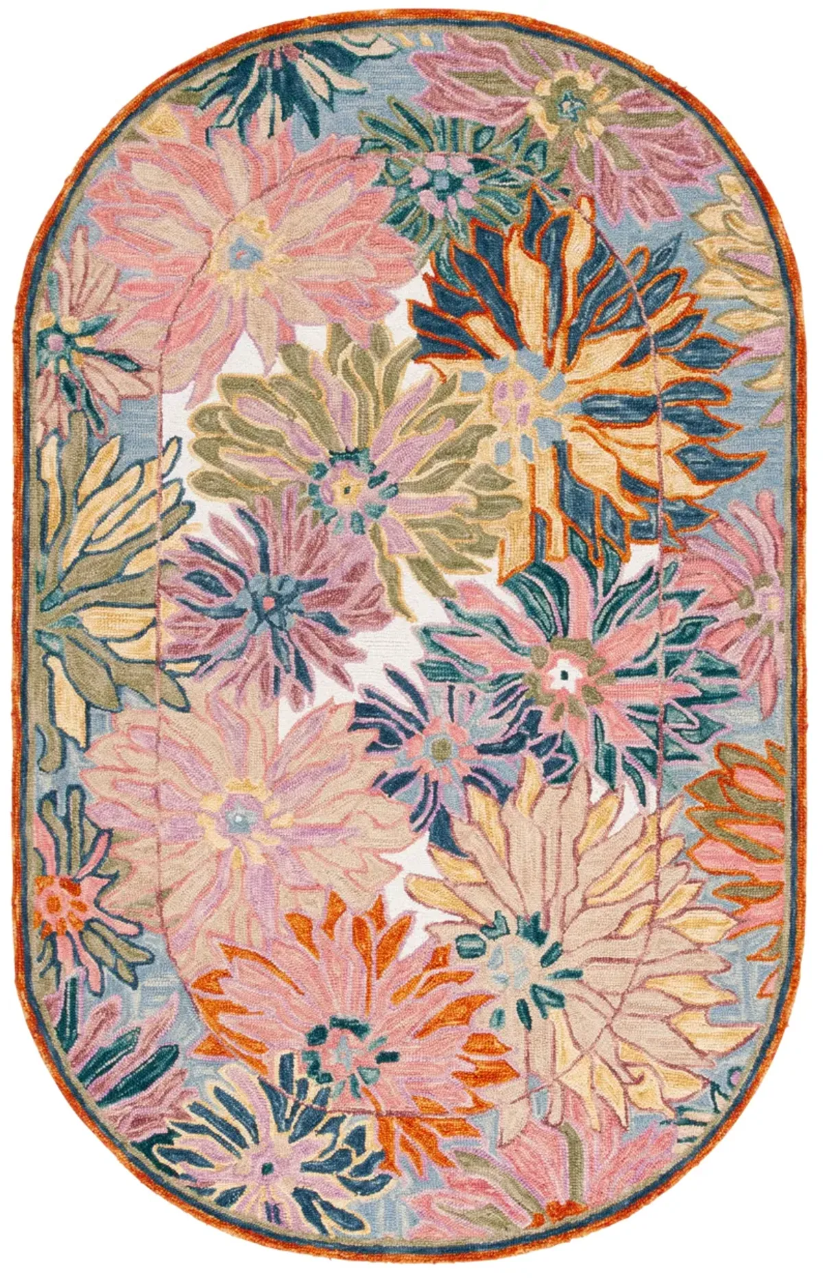 JARDIN Hand Tufted 5' x 8' Oval area rug