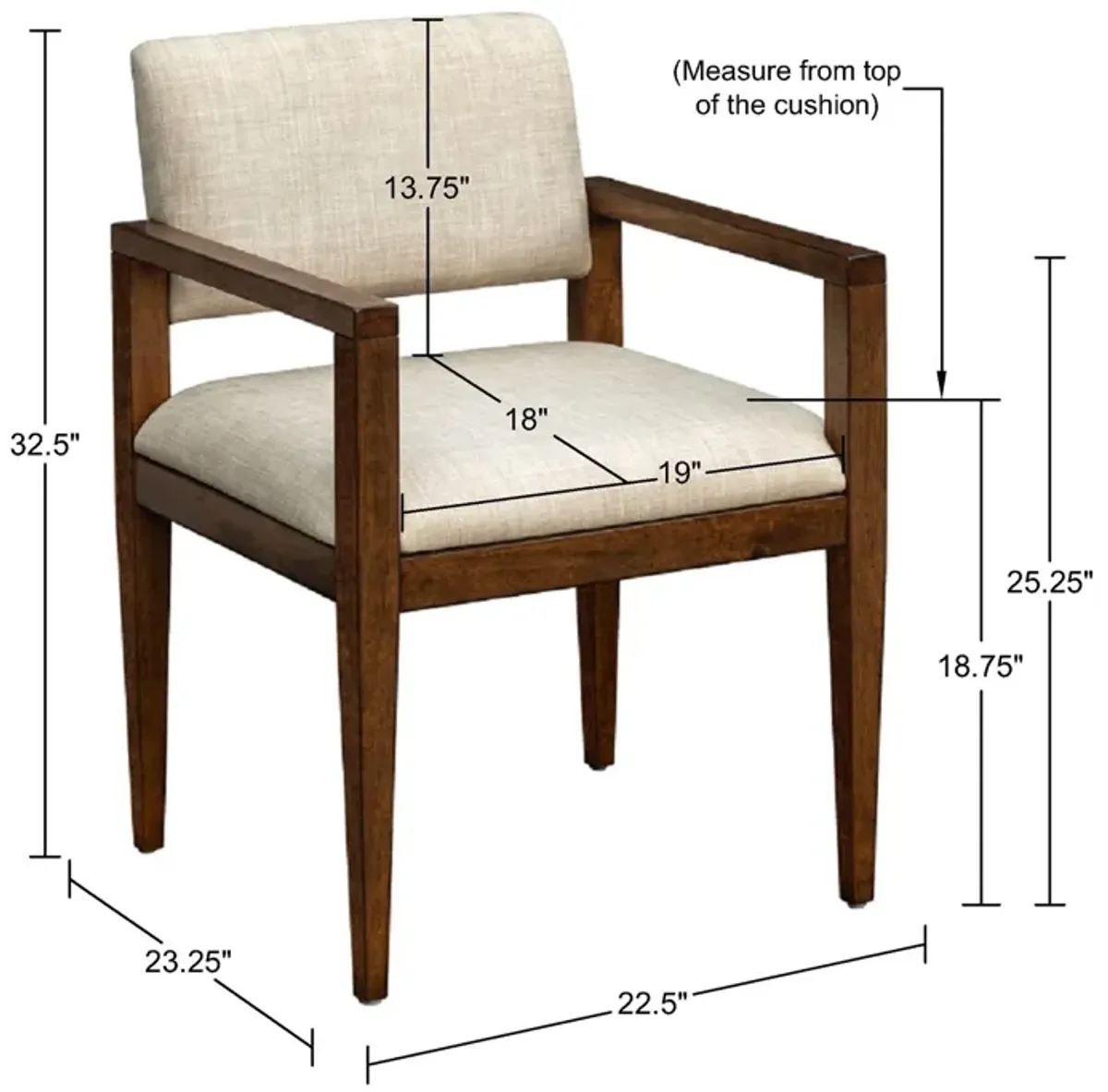 Benson Dining Chairs with Arms - Set of 2