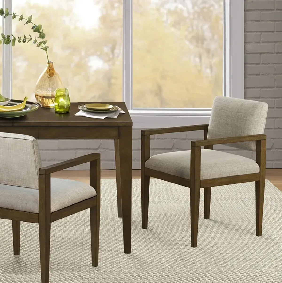 Benson Dining Chairs with Arms - Set of 2