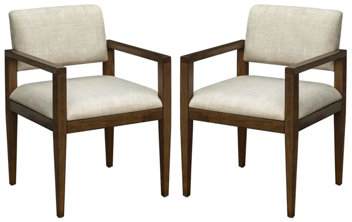 Benson Dining Chairs with Arms - Set of 2