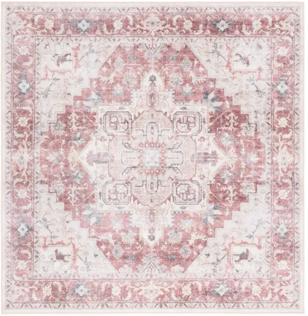 ARIZONA 523 RUST  6' x 6' Square Square Rug