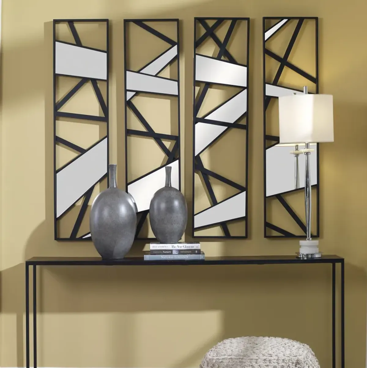 Looking Glass Mirrored Wall Decor, Set/4