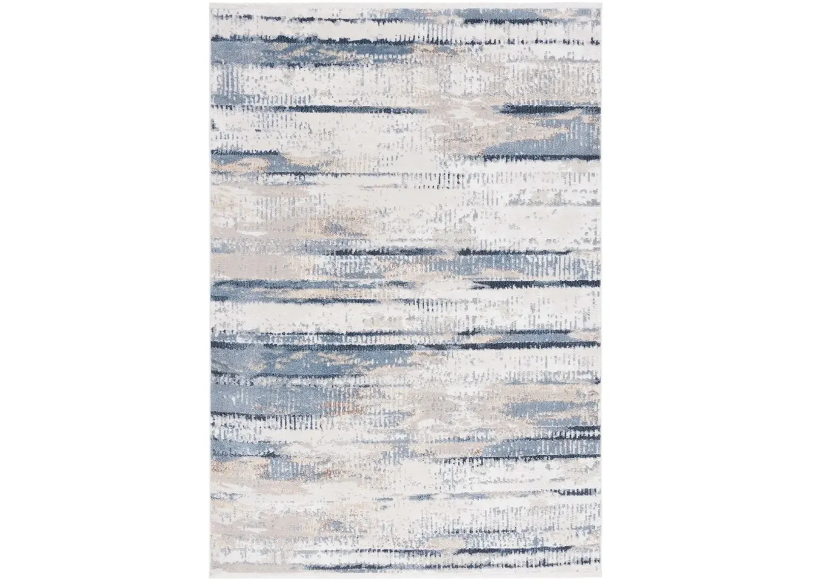 BAYSIDE 130 Blue 9' X 12' Large Rectangle Rug