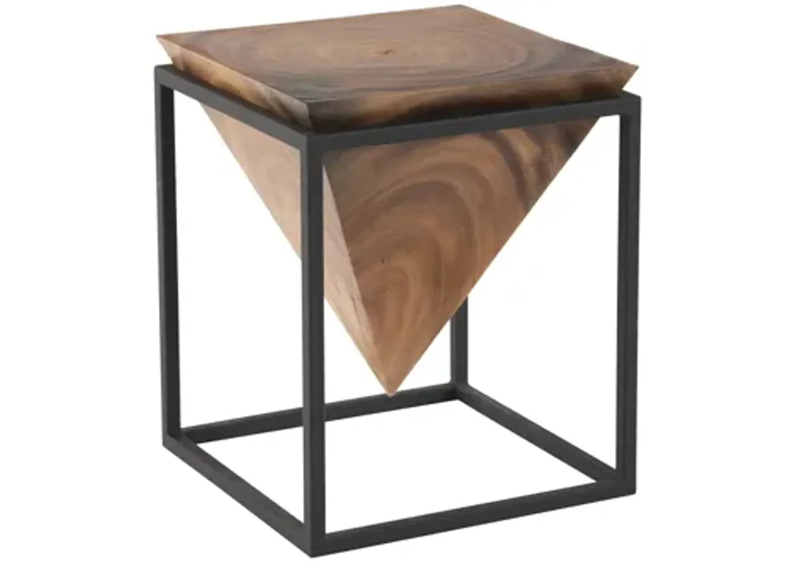 Inverted Pyramid Side Table