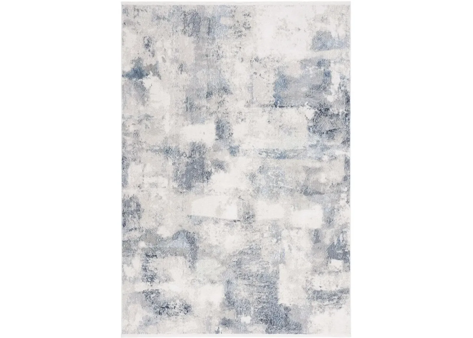 BAYSIDE 124 Blue 8' X 10' Large Rectangle Rug