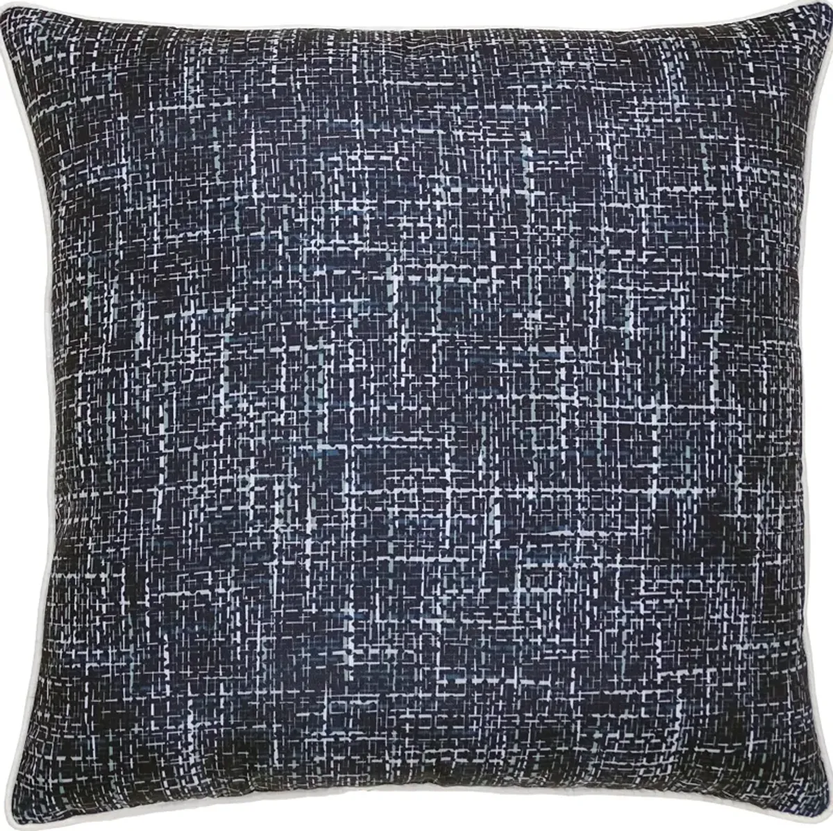 Wakefield Cross-Hatch Outdoor Pillow