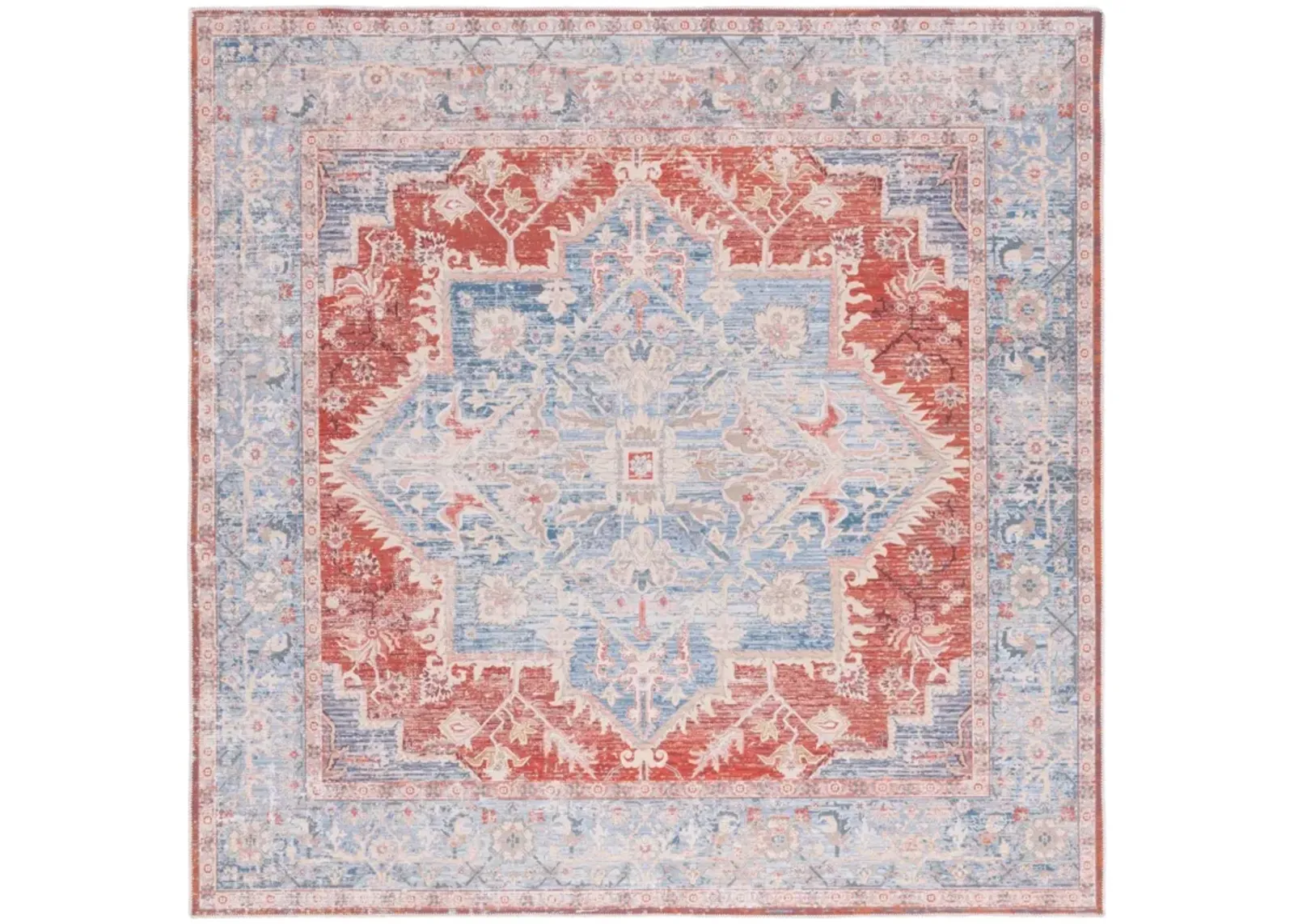 ARIZONA 137 LIGHT BLUE  6' x 6' Square Square Rug