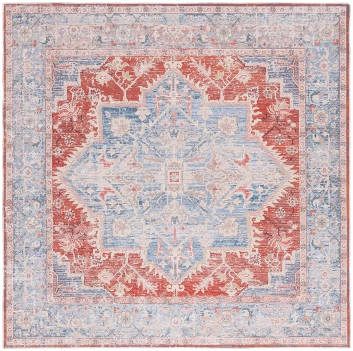 ARIZONA 137 LIGHT BLUE  6' x 6' Square Square Rug