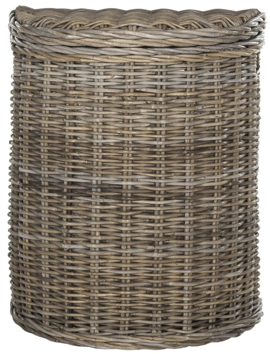 DAMARI WICKER STORAGE HAMPER