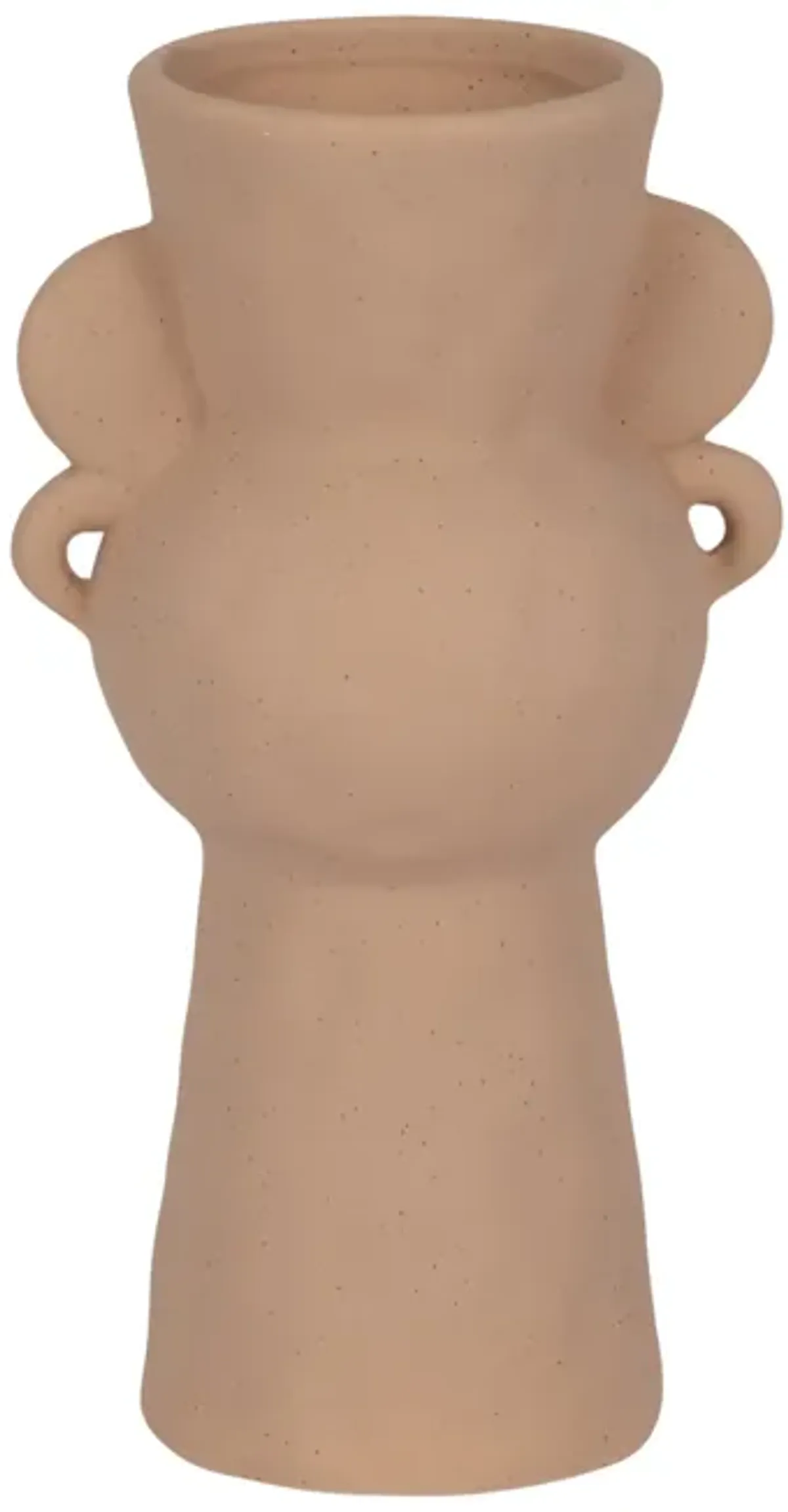 8" Rough Totem Bud Vase, Tan