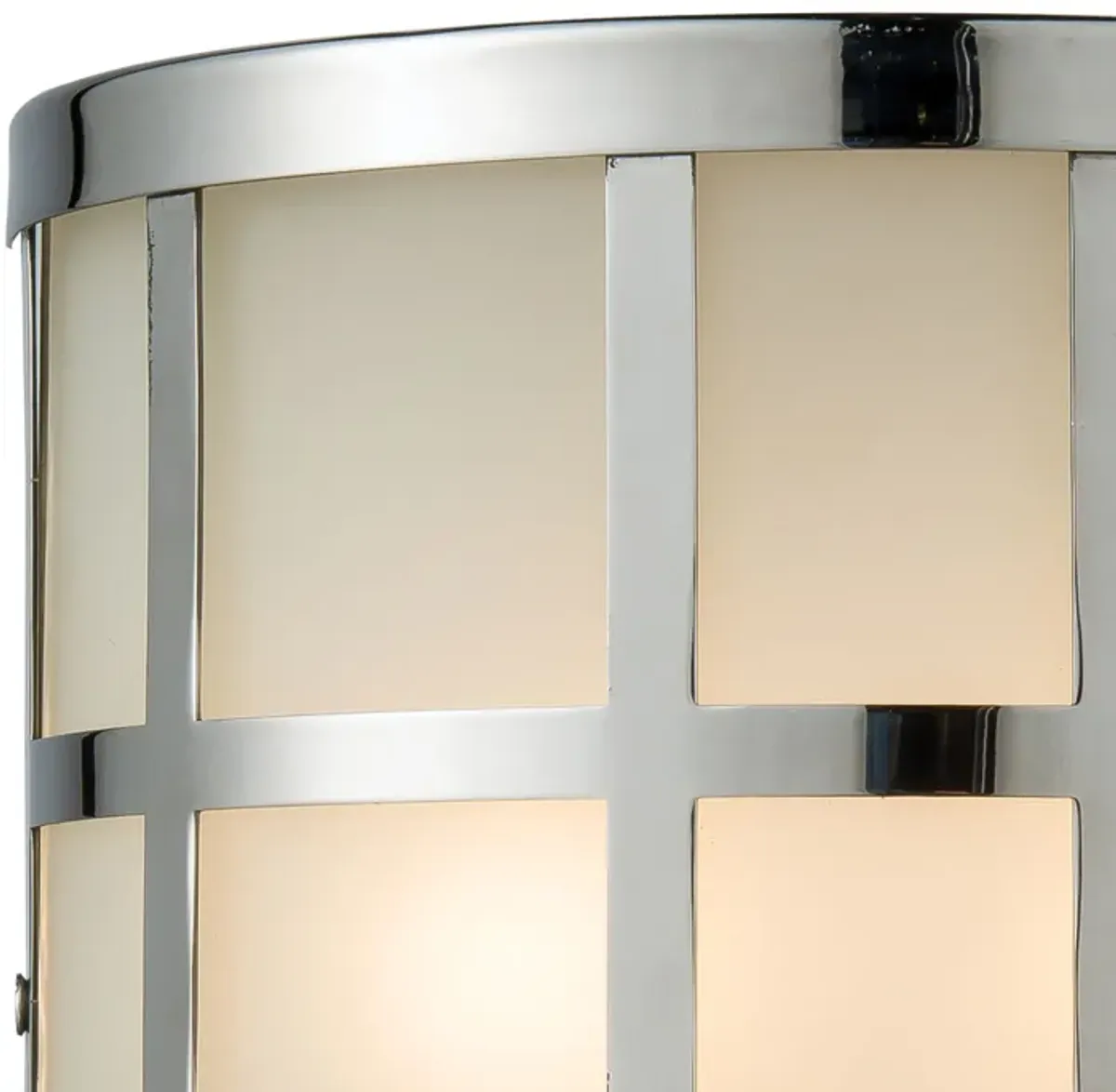 Hooper 8" High 2-Light Outdoor Sconce - Silver