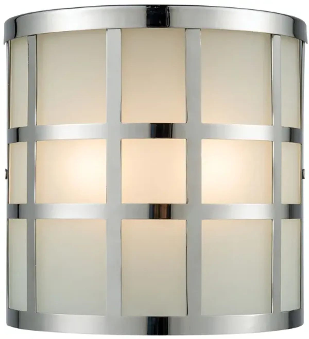 Hooper 8" High 2-Light Outdoor Sconce - Silver