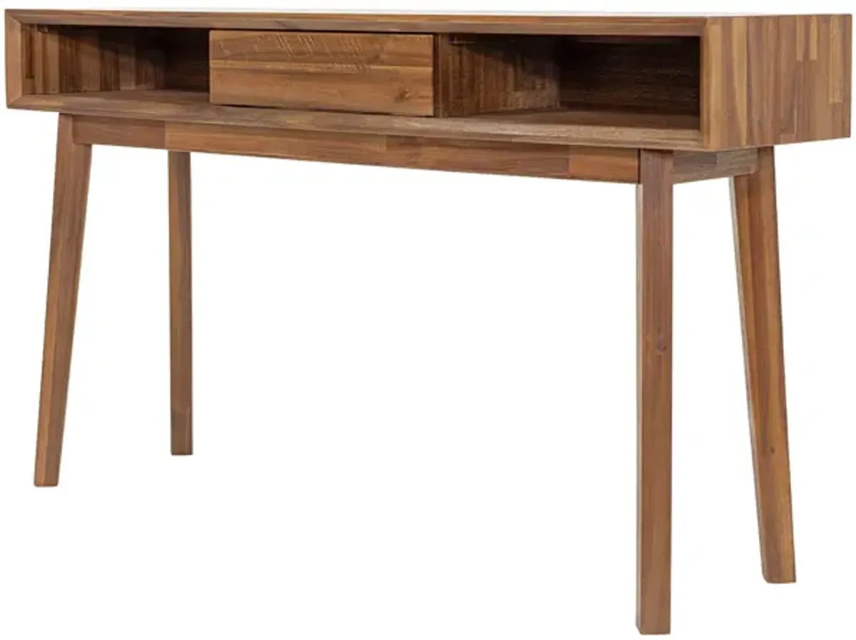 Gia Console Table - Warm Pecan
