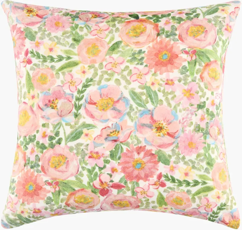 Spring Bouquet SBT-003 20"L x 20"W Accent Pillow