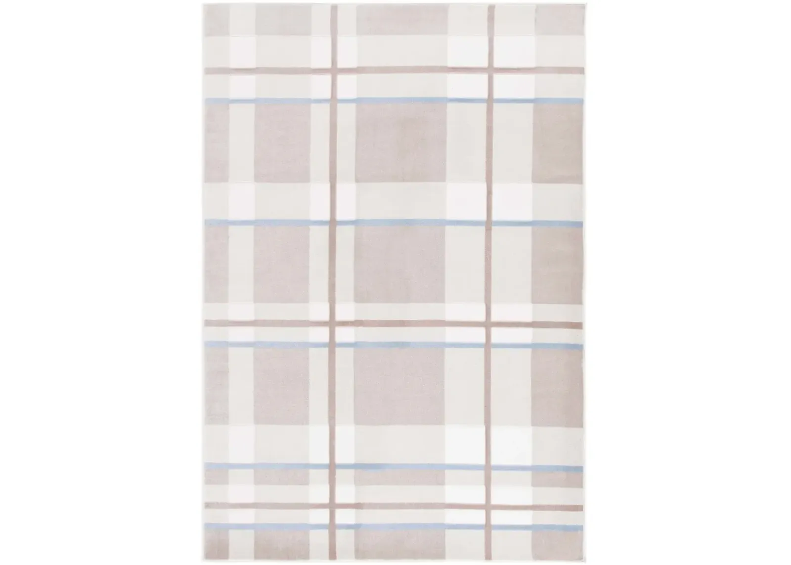 GROOVE 112 BEIGE  5'-3' x 7'-6' Medium Rectangle Rug