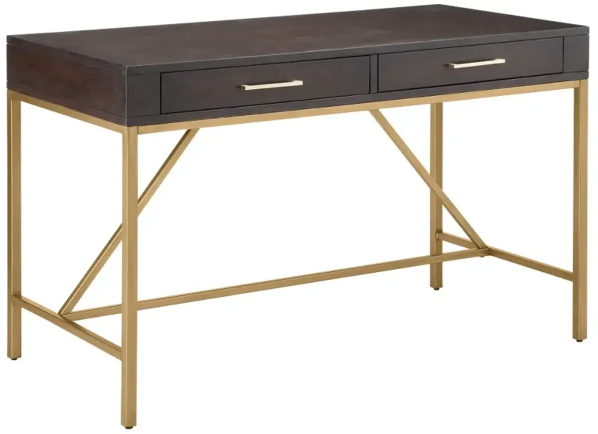 Martha Stewart Sharkey Morocco/Gold Desk