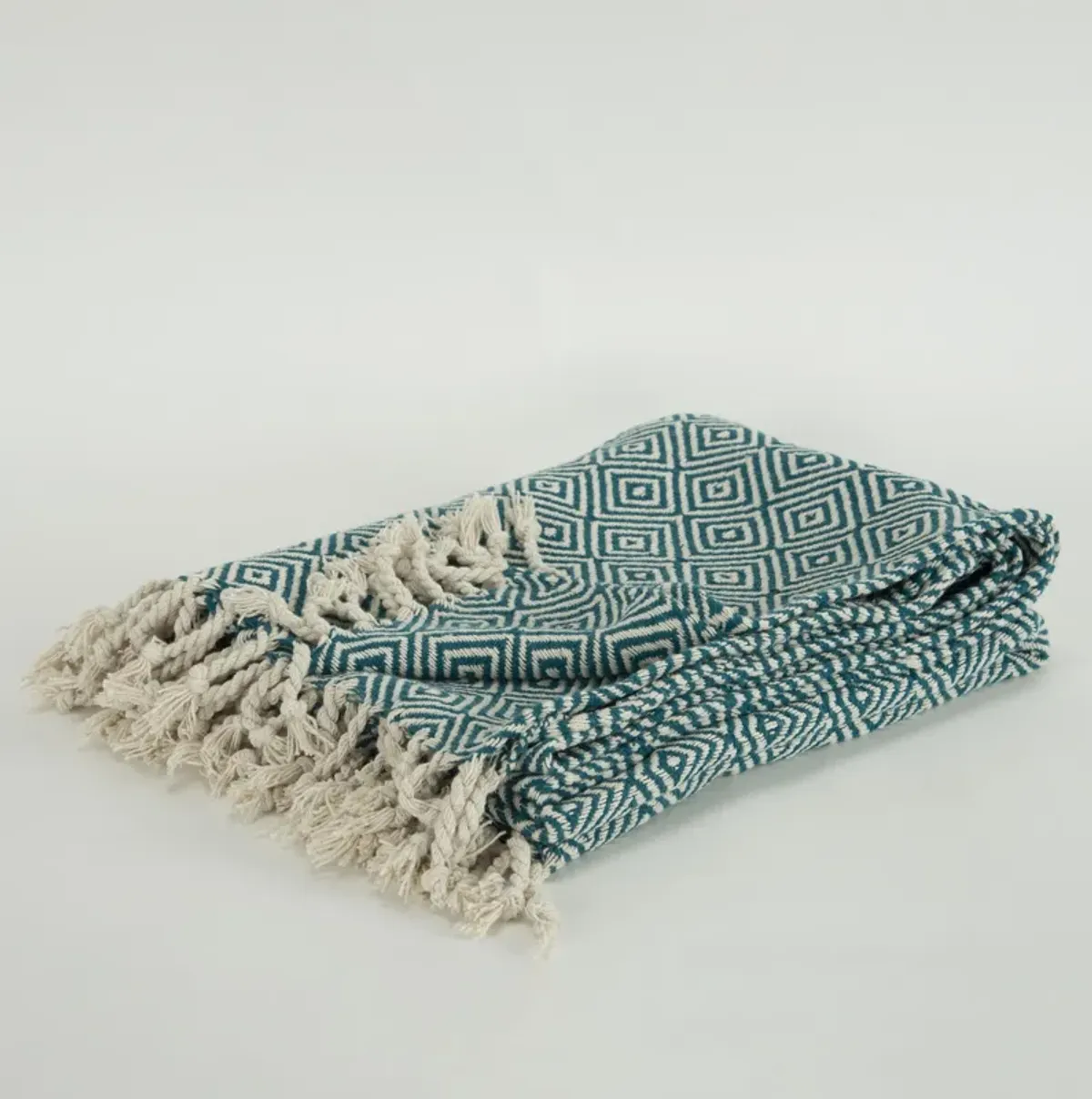 Diamond Teal  Throw