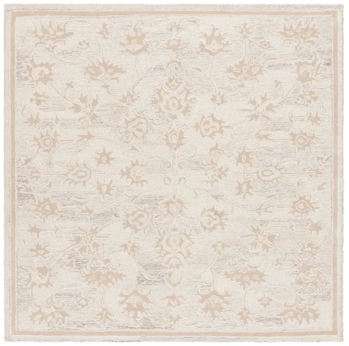 EBONY Hand Tufted 6' x 6' Square area rug