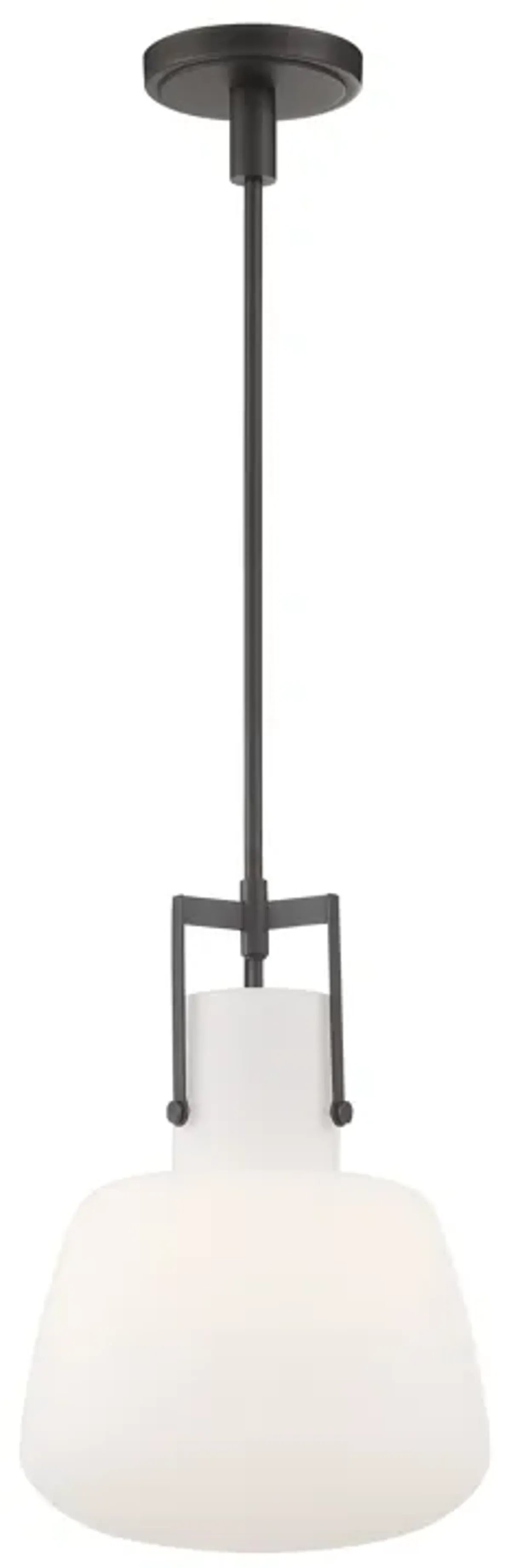 Izel 1-Light Glass Pendant - Oil Rubbed Bronze