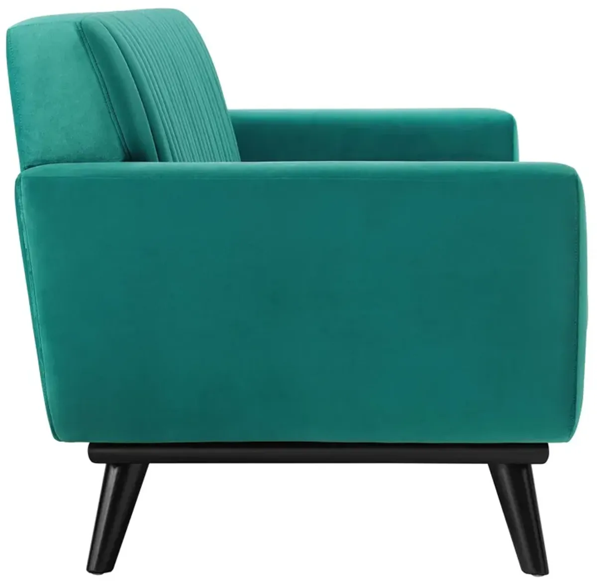 Engage Channel Tufted Performance Velvet Loveseat