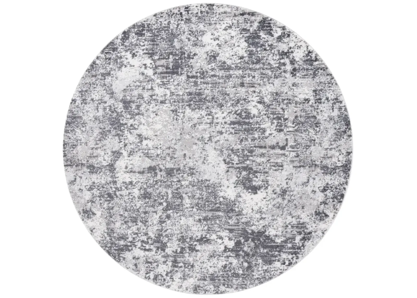 AMELIA 705 CHARCOAL  6'-7' X 6'-7' Round Round Rug