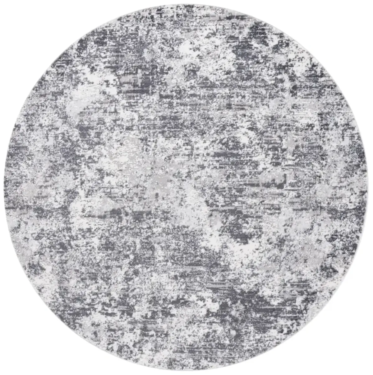 AMELIA 705 CHARCOAL  6'-7' X 6'-7' Round Round Rug