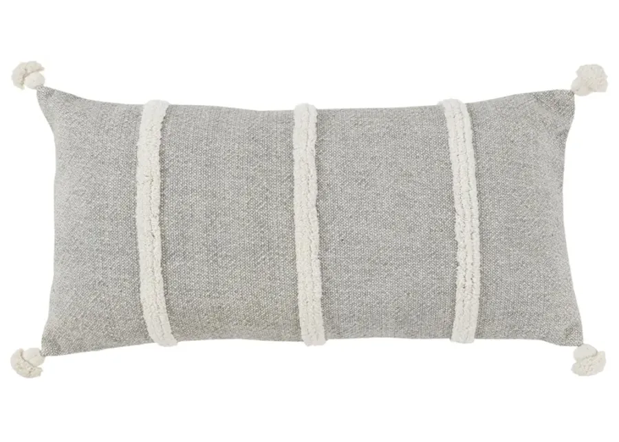 Stripe Light Grey  Pillow