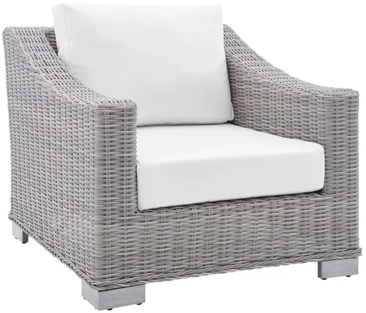 Conway Sunbrella® Outdoor Patio Wicker Rattan Armchair