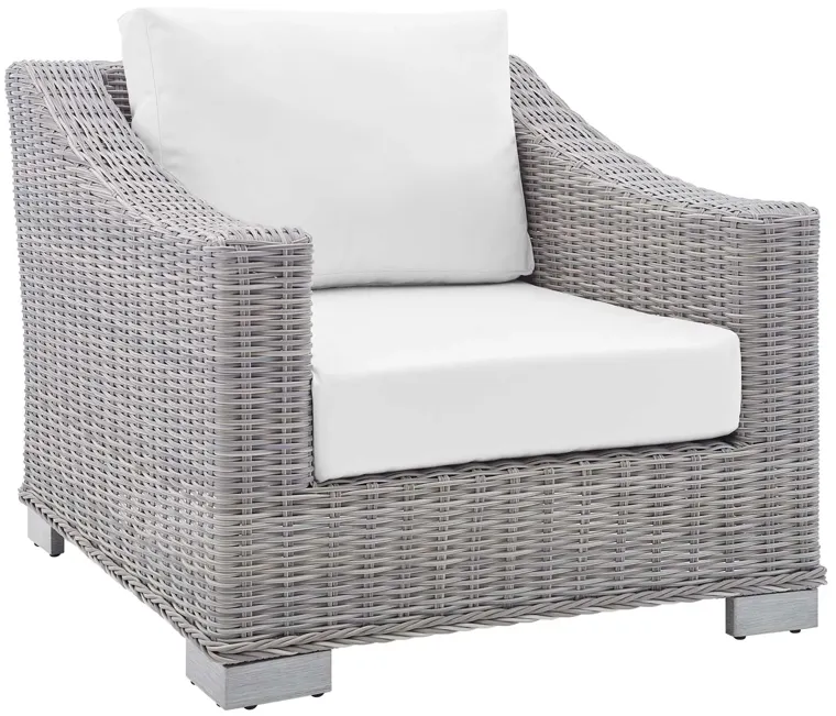 Conway Sunbrella® Outdoor Patio Wicker Rattan Armchair