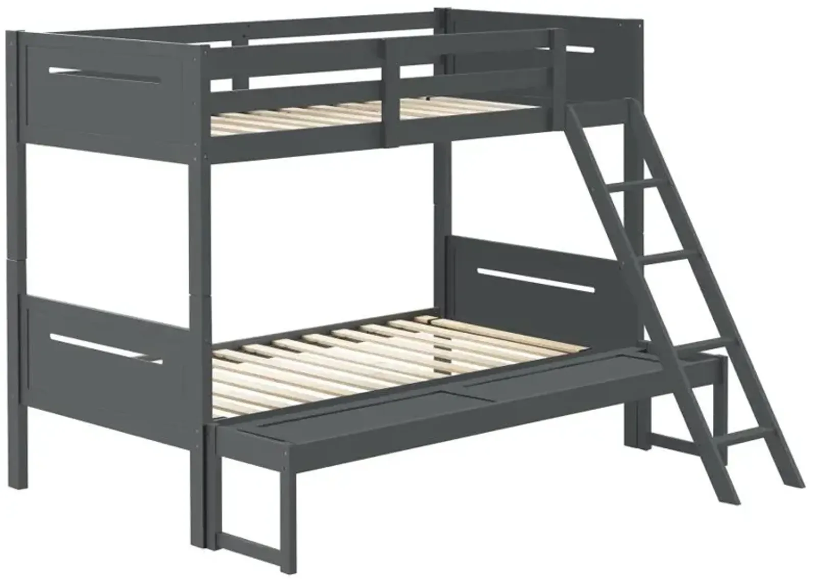 Littleton Twin Over Full Bunk Bed Grey