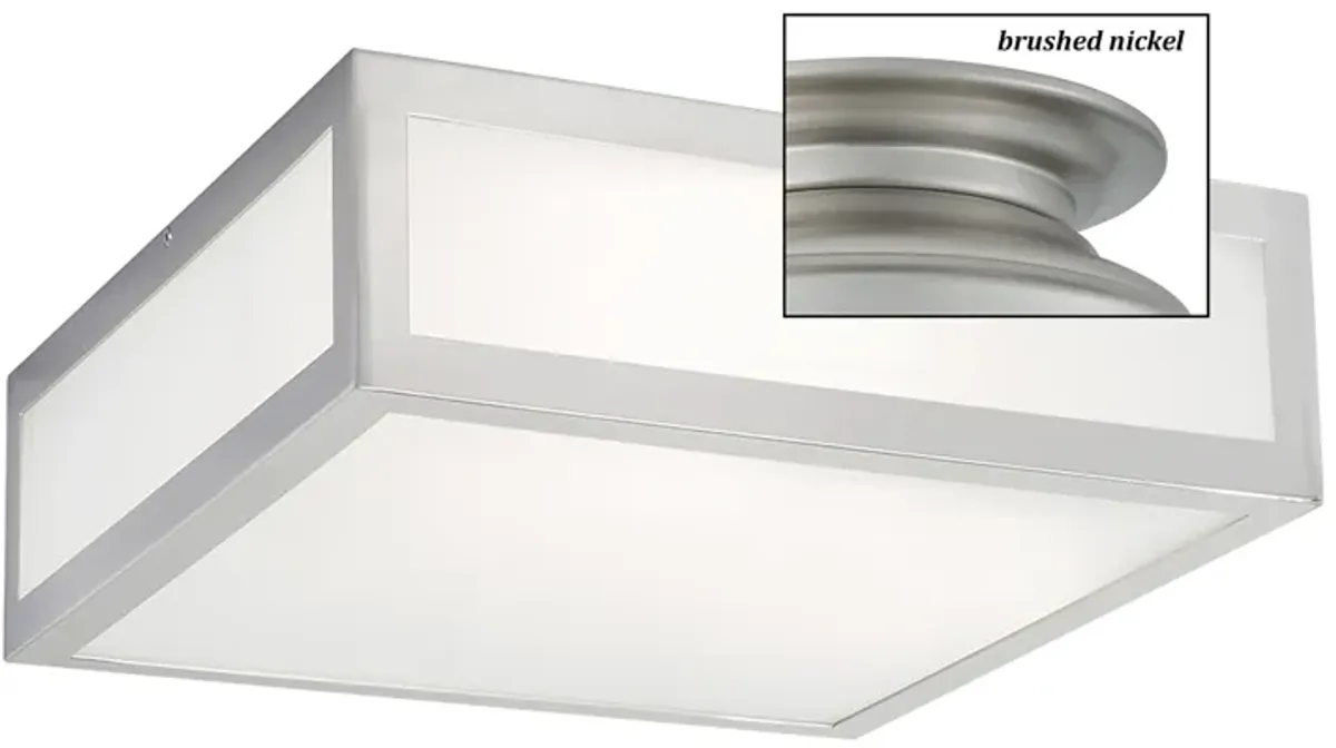 Kaset 15" Flush Mount - Brushed Nickel