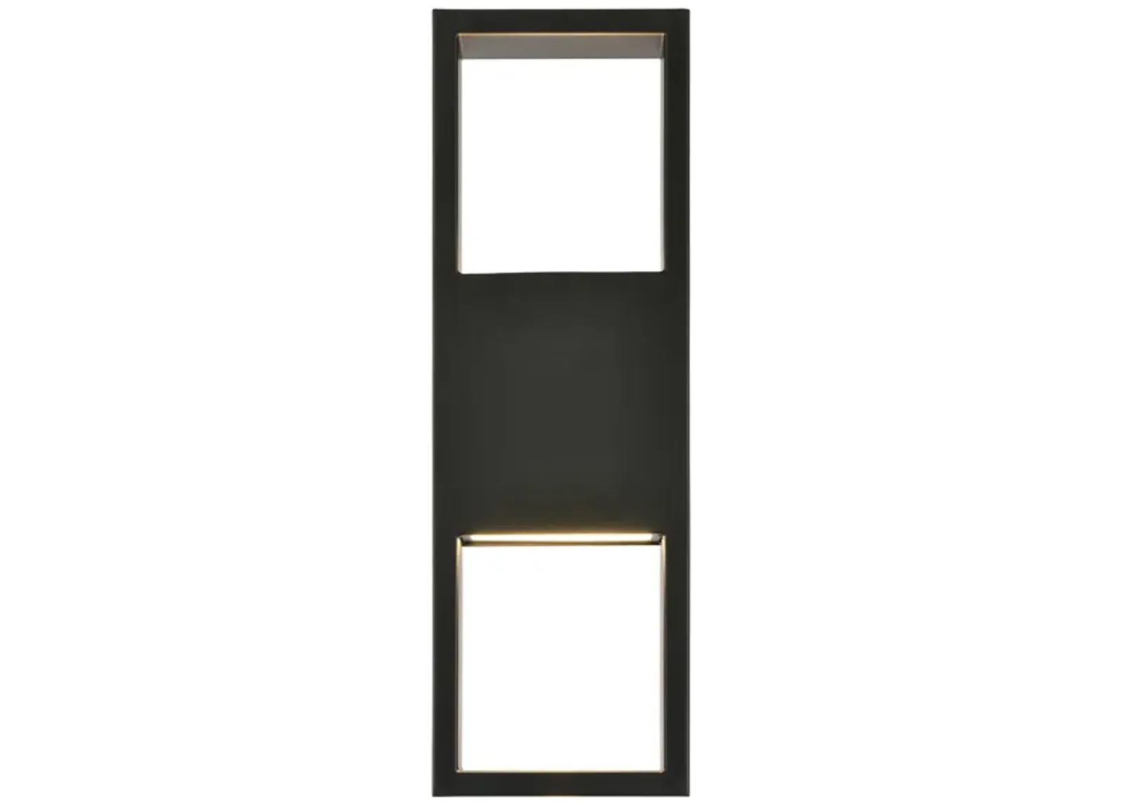 Reflection Point 15" HighLED Outdoor Sconce - Matte Black