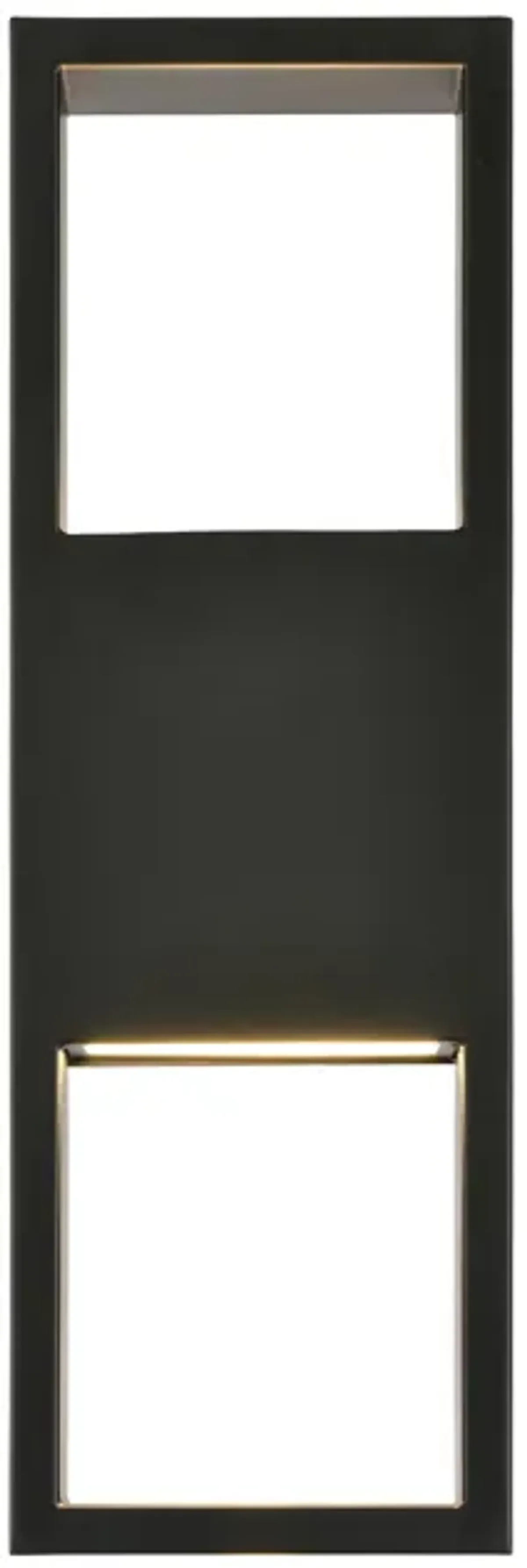 Reflection Point 15" HighLED Outdoor Sconce - Matte Black