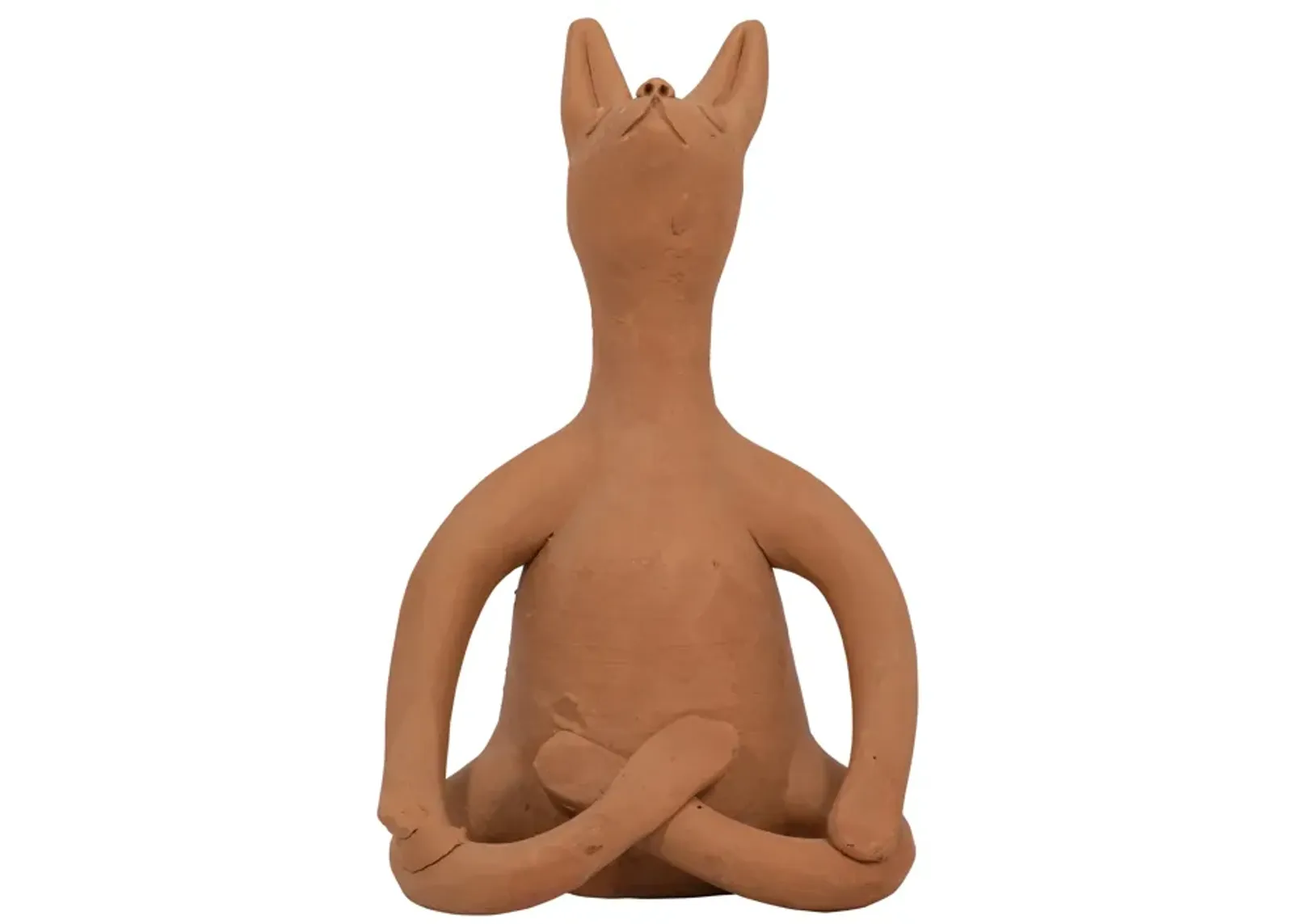 Terracotta, 9" Om Yoga Bunny, Natural